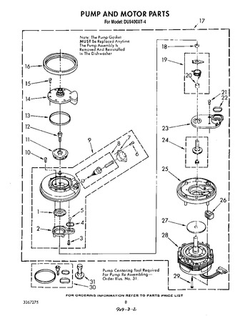 Diagram for DU9400XT4