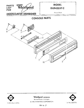 Diagram for DU9450XT2