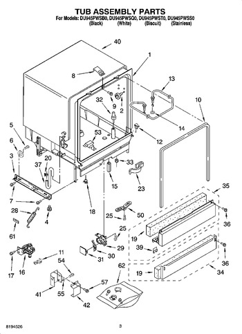 Diagram for DU945PWSQ0