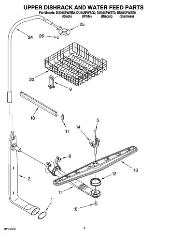 Diagram for DU945PWSQ0