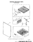 Diagram for 05 - Dishrack And Panel