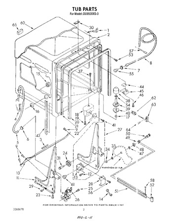 Diagram for DU9500XS3