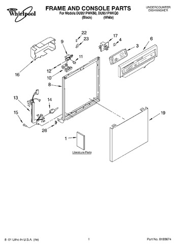 Diagram for DU951PWKB0