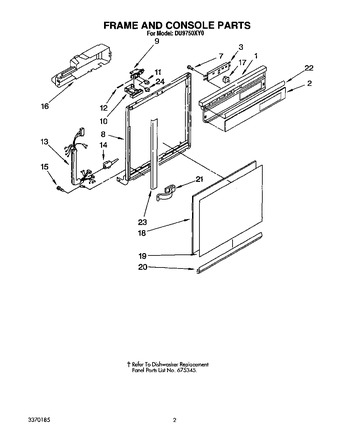 Diagram for DU9750XY0