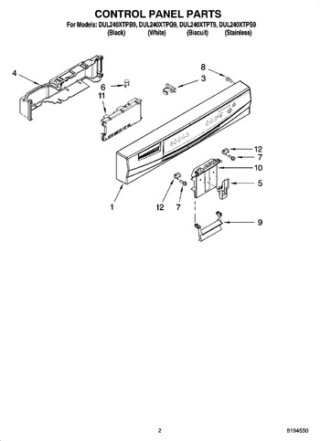 Diagram for DUL240XTPT9