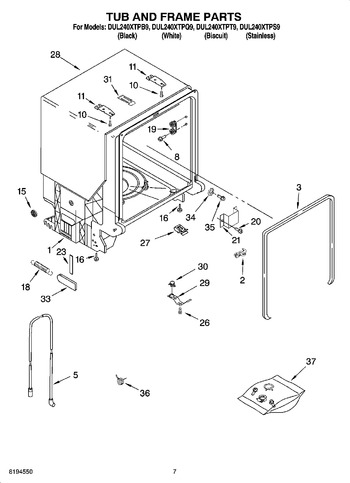 Diagram for DUL240XTPT9