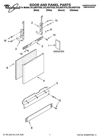 Diagram for DUL300XTKT0