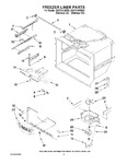 Diagram for 02 - Freezer Liner Parts