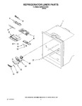 Diagram for 02 - Refrigerator Liner Parts