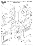 Diagram for 01 - Cabinet Liner And Door, Lit/optional