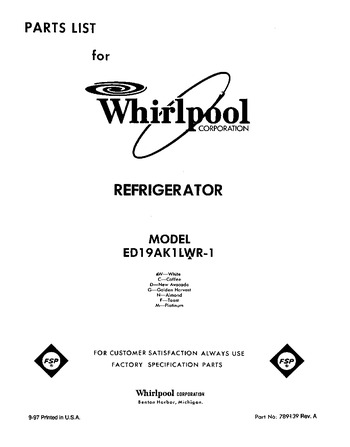 Diagram for ED19AK1LWR1