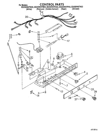 Diagram for ED25DWXTW03