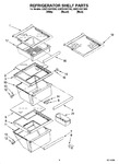 Diagram for 03 - Refrigerator Shelf Parts