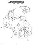 Diagram for 08 - Dispenser Front Parts