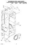 Diagram for 02 - Refrigerator Liner Parts