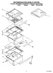 Diagram for 03 - Refrigerator Shelf Parts