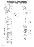 Diagram for 05 - Motor And Ice Container Parts