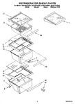 Diagram for 03 - Refrigerator Shelf Parts