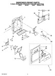 Diagram for 08 - Dispenser Front Parts