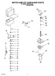 Diagram for 05 - Motor And Ice Container Parts