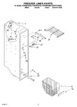 Diagram for 04 - Freezer Liner Parts