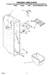 Diagram for 04 - Freezer Liner Parts