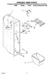 Diagram for 04 - Freezer Liner Parts