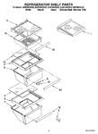 Diagram for 03 - Refrigerator Shelf Parts