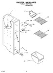 Diagram for 04 - Freezer Liner Parts