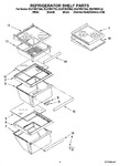 Diagram for 03 - Refrigerator Shelf Parts