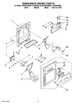 Diagram for 08 - Dispenser Front Parts