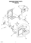 Diagram for 08 - Dispenser Front Parts