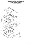 Diagram for 03 - Refrigerator Shelf Parts