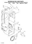 Diagram for 02 - Refrigerator Liner Parts