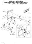 Diagram for 08 - Dispenser Front Parts