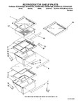 Diagram for 03 - Refrigerator Shelf Parts