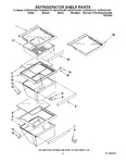 Diagram for 03 - Refrigerator Shelf Parts