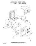 Diagram for 08 - Dispenser Front Parts