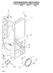 Diagram for 02 - Refrigerator Liner Parts