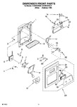 Diagram for 08 - Dispenser Front Parts