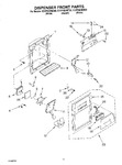 Diagram for 08 - Dispenser Front Parts