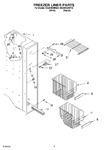 Diagram for 04 - Freezer Liner Parts