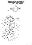 Diagram for 03 - Refrigerator Shelf Parts