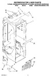 Diagram for 02 - Refrigerator Liner Parts