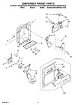 Diagram for 08 - Dispenser Front Parts