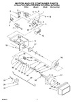 Diagram for 05 - Motor And Ice Container Parts