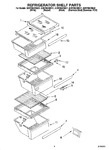 Diagram for 03 - Refrigerator Shelf Parts