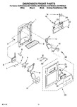 Diagram for 08 - Dispenser Front Parts