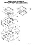 Diagram for 03 - Refrigerator Shelf Parts