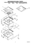 Diagram for 03 - Refrigerator Shelf Parts